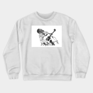 Richie Havens Original Hand Drawn Ink Artwork Crewneck Sweatshirt